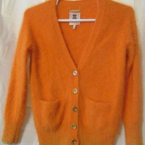 Juicy Couture Angora Button Front Cardigan